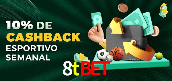 10% de bônus de cashback na 8tbet