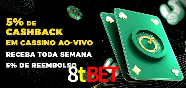 Promoções do cassino ao Vivo 8tbet